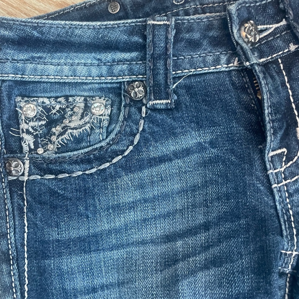 Miss Me Dark Blue Skinny Jeans